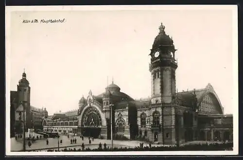 AK Köln a. Rh., Hauptbahnhof