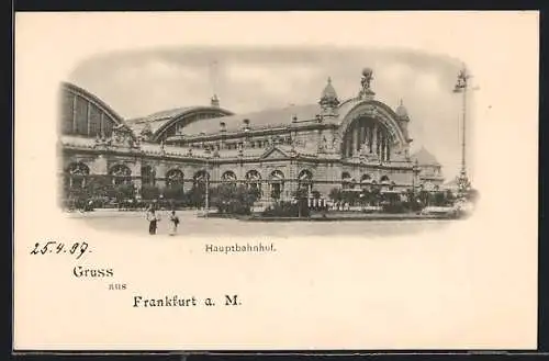 AK Frankfurt a. M., Hauptbahnhof