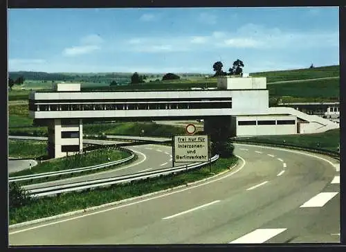 AK Frankenwald, mit Autobahnraststätte, Pächter: Wilhelm Friedrich