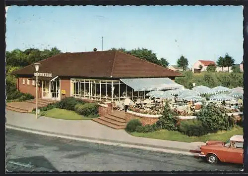 AK Bottrop, Bundesautobahn-Raststätte von Theodor Rehse