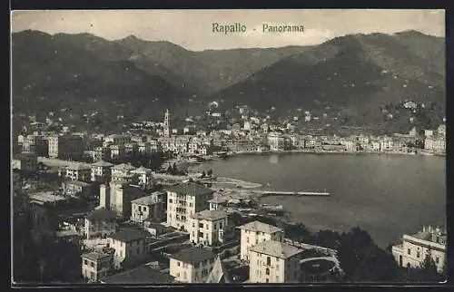 AK Rapallo, Panorama, Hafen