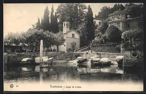 AK Tremezzo, Kleiner Hafen, Lago di Como