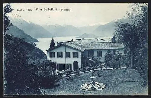 AK Bellagio, Villa Serbelloni, Giardino, Lago di Como