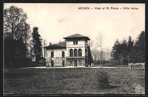 AK Monza, Viale al R. Parco, Villa Incisa