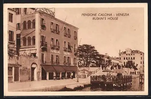 AK Venezia, Pensione Calcina Ruskin`s House