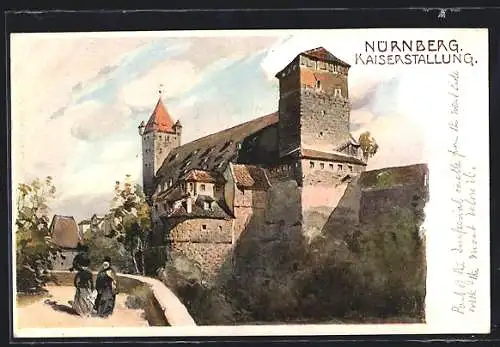 Künstler-AK Nürnberg, Kaiserstallung