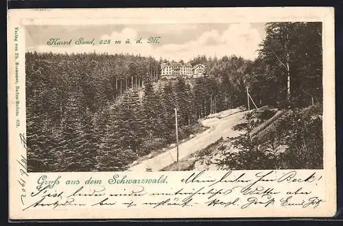 AK Bühl / Baden, Hotel Sand im Kurort