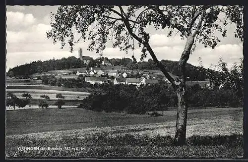 AK Offingen / Bussen, Partie mit Blick nach der Kirche