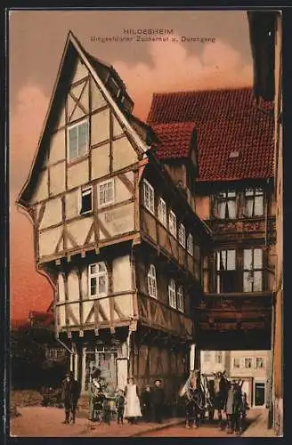 AK Hildesheim, Umgestülpter Zuckerhut & Durchgang