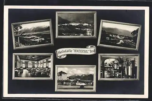 AK Hochzirl, Heilstätte, Panorama