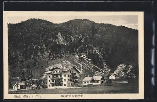 AK Hinterriss in Tirol, Gasthof Alpenhof