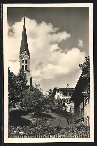 AK Holzgau /Lechtal, Blick zur Kirche