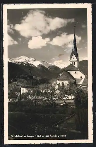 AK St. Michael im Lungau, Ortsansicht mit Kareck
