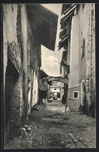 AK Gmünd /Kärnten, Partie in einer Gasse