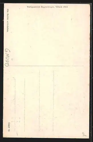 AK Gmünd /Kärnten, Partie in einer Gasse