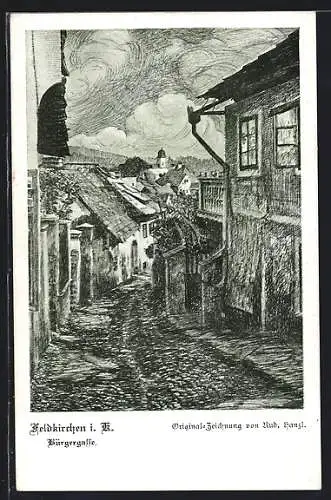 AK Feldkirchen i. K., Partie in der Bürgergasse