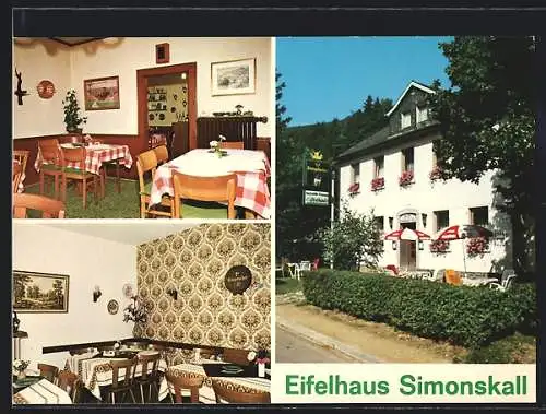 AK Hürtgenwald-Simonskall, Gaststätte und Pension Eifelhaus Simonskall, Innenansichten