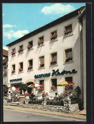 AK Velden an der Pegnitz, Der Gasthof Krone, Inh. Ewald Funk