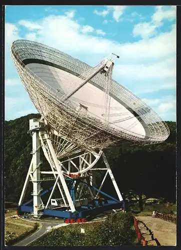 AK Effelsberg /Eifel, Grösstes vollschwenkbares Radioteleskop d. Welt
