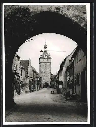 AK Prichsenstadt, Blick zum Torturm