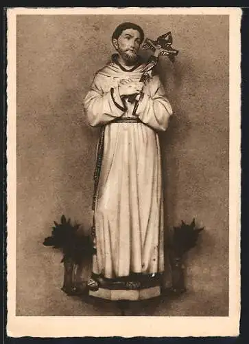 AK Eltmann, Statuette des St. Franziskus in der Stadtpfarrkirche