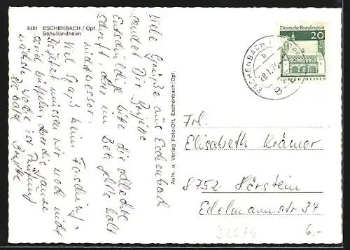 AK Eschenbach / Opf., Schullandheim