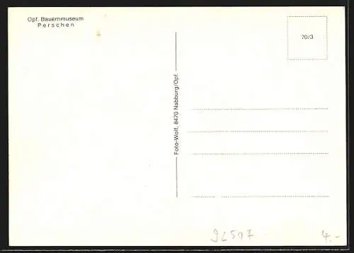 AK Perschen, Opf. Bauernmuseum