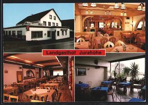 AK Hard / Wellheim, Landgasthof Jurahöhe mit Gasträumen