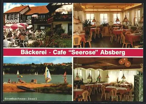 AK Absberg, Bäckerei-Cafe Seerose, Hauptstrasse 51, Innenansichten