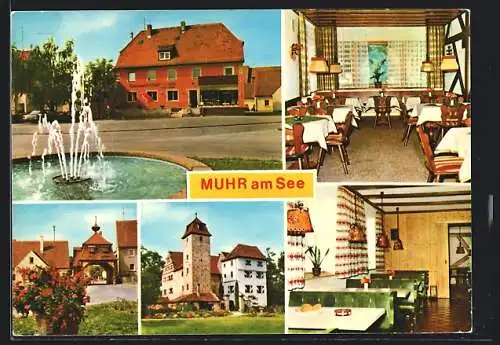 AK Muhr am See, Bäckerei-Konditorei-Cafe Zäh-Kiefer, Innenansichten