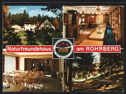 AK Weissenburg / B., Gasthaus Naturfreundehaus, Am Rohrberg 19, Innenansichten