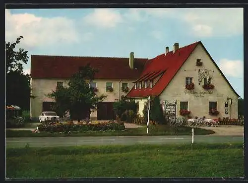 AK Oberscheckenbach, Gasthaus Jägerstube - Bes. L.Neu