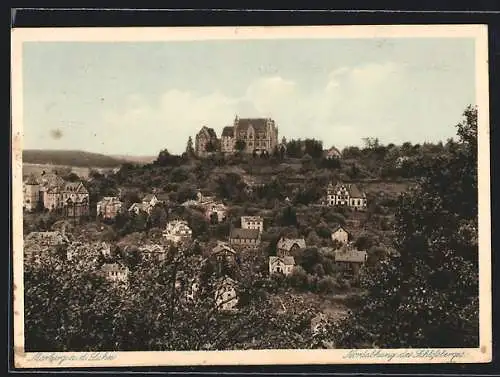 AK Marburg a. d. Lahn, Nordabhang des Schlossberges