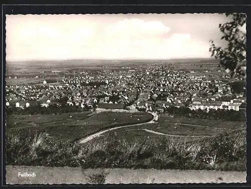 AK Fellbach, Blick auf den Ort