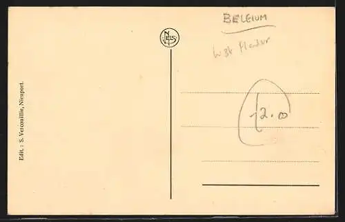 AK Nieuport-Bains, Cottages