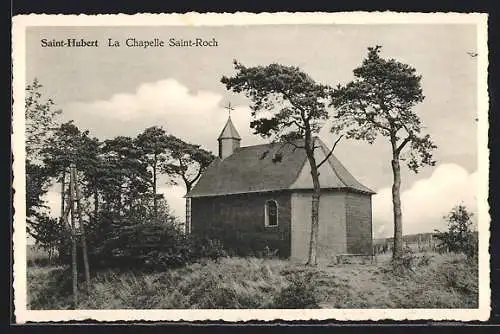 AK La Roche-en-Ardenne, La Chapelle Saint-Hubert,