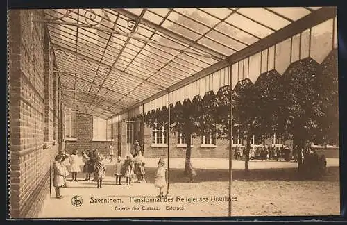 AK Saventhem, Pensionnat des Religieuses Ursulines, Galerie des Classes, Externes