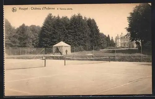 AK Houyet, Hotel du Château d`Ardenne, Tennis-courts