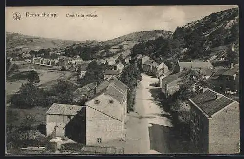 AK Remouchamps, L`entrée du village