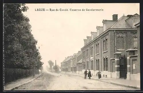 AK Leuze-en-Hainaut, Rue de Condé, Caserne de Gendarmerie