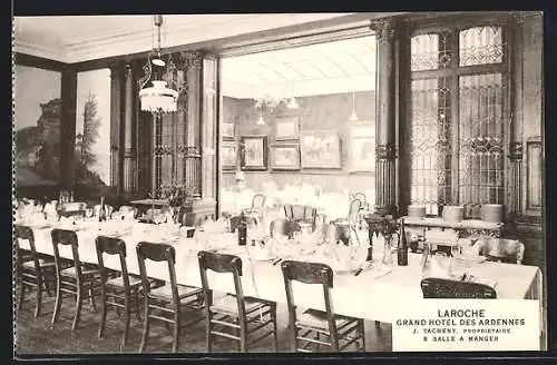 AK Laroche, Grand Hotel des Ardennes, Salle a Manger