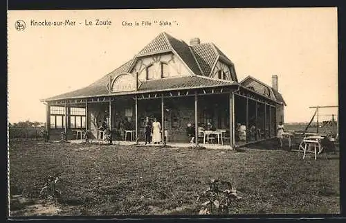 AK Knocke-sur-Mer, Le Zoute, Chez la Fille Siska