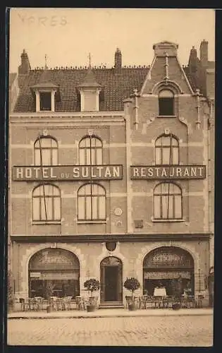 AK Ypres, Hotel Du Sultan