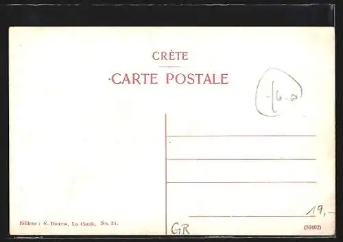 AK Crète, La Canée, Boulevard Prince Constantin