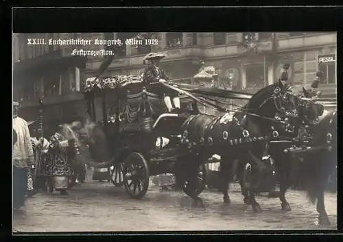 AK Wien, XXIII. Eucharistischer Kongress 1912, Festprozession