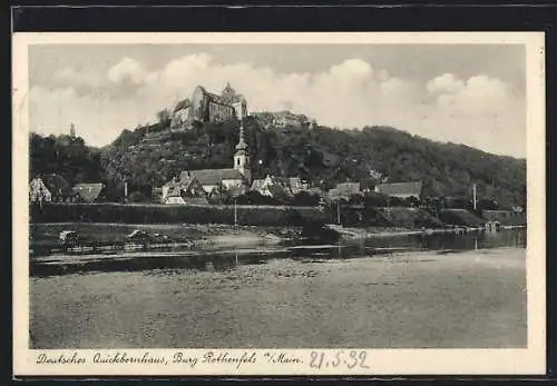 AK Burg Rothenfels a. Main, Deutsches Quickbornhaus