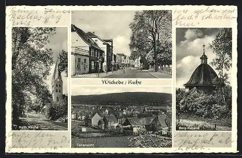 AK Wickede /Ruhr, Katholische Kirche, Berg-Kapelle, Hauptstrasse