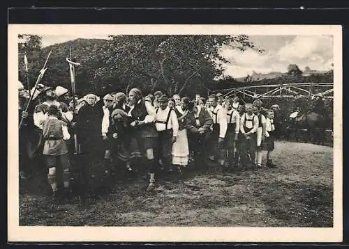 AK Tecklenburg, Deutsche Heimatfestspiele 1924, Freilufttheater