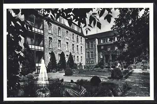 AK Ibbenbüren, Blick in den Park am St. Elisabeth Hospital