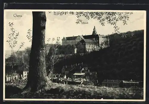 AK Gera, Blick zum Schloss
